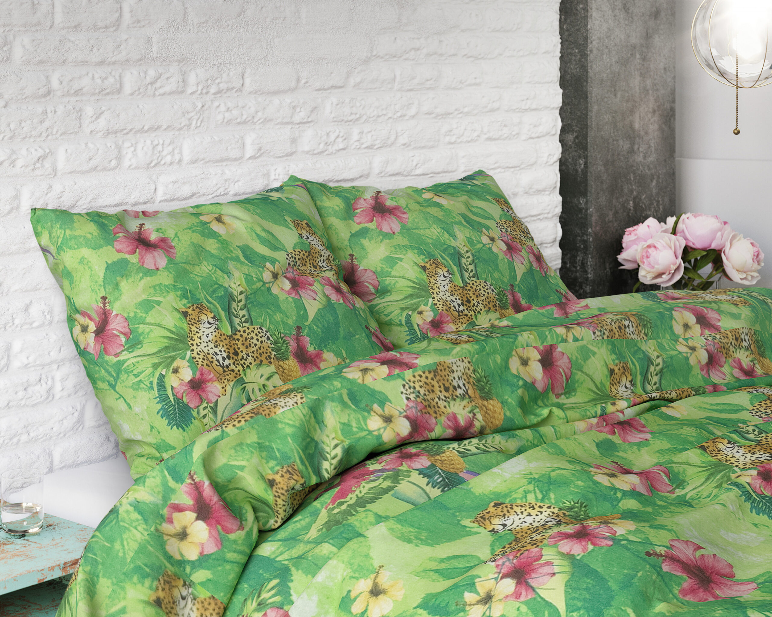 Topper Satijn Hoeslaken Taupe 140 x 200