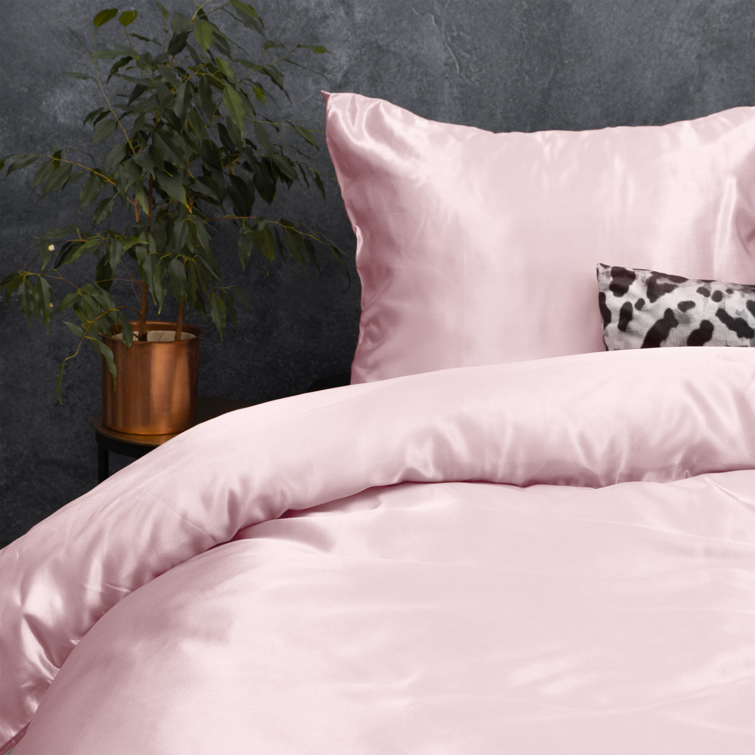 Topper Satijn Hoeslaken Taupe 180 x 200