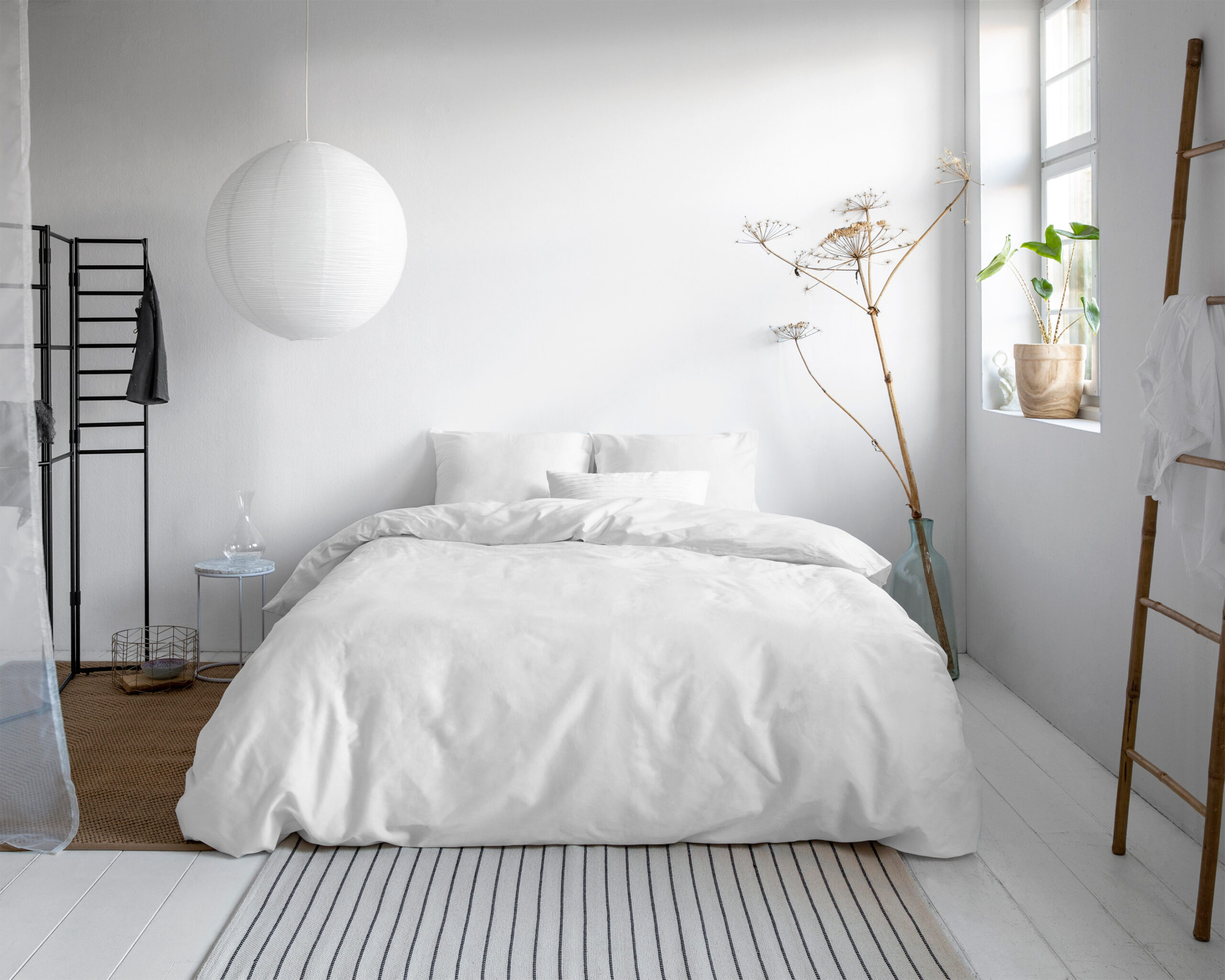 Uni Satijn Dekbedovertrek Creme 135 x 200/220