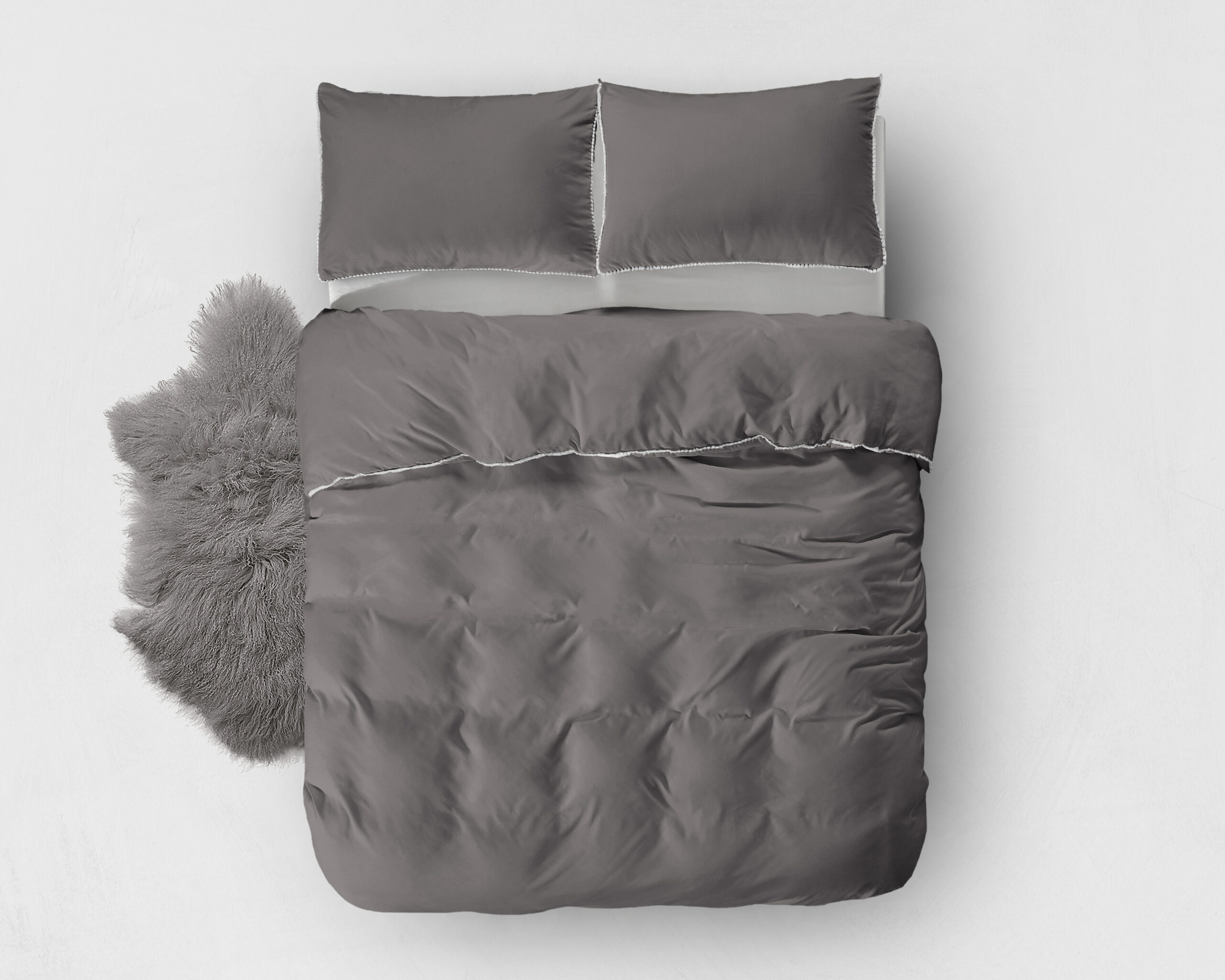 Ball Fringe Antraciet