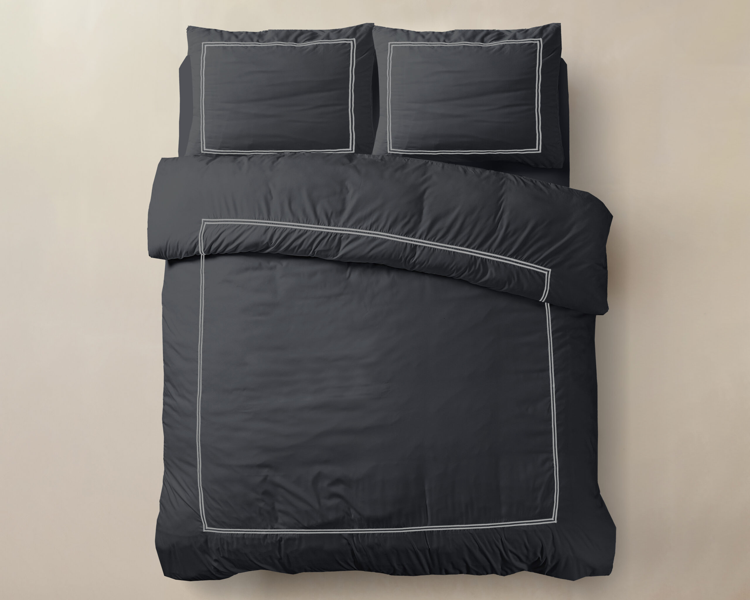 Brata Zwart/Grijs Zwart 140 x 200/260