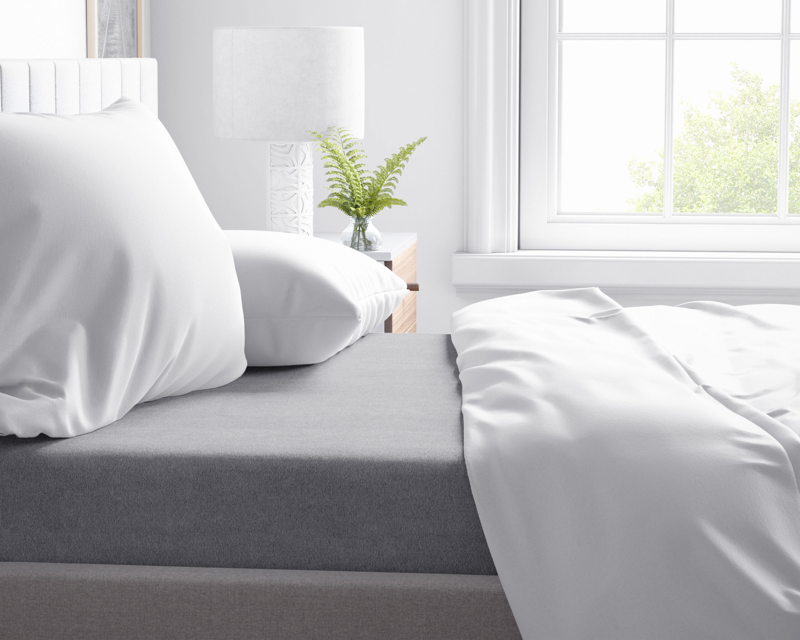 Flanel Premium Laken Grijs 200 x 250