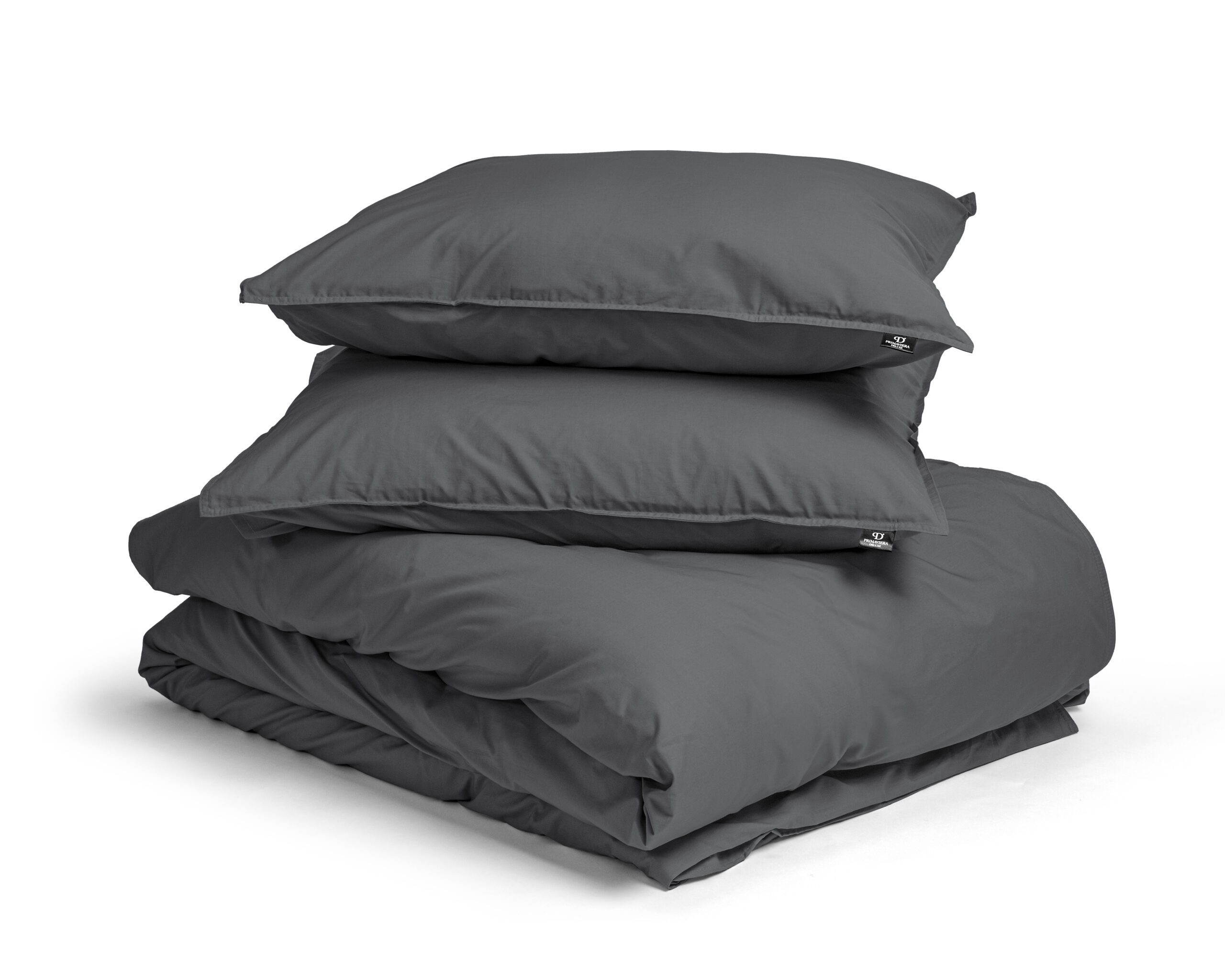 Egyptisch Katoen Uni Dekbedovertrek Antraciet 200 x 200/260